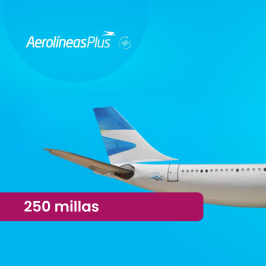 250 Millas Aerolíneas Plus